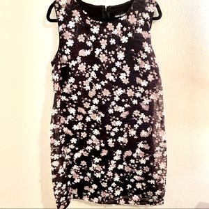 Karl Lagerfeld Paris Floral-Appliqué Dress NWOT